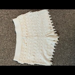 White shorts by Express